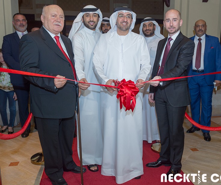 Opening ceremony of Necktie Corner - Souq Al Bahar