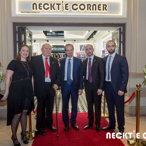 Necktie Corner Souq Al Bahar officially opened in a red carpet event